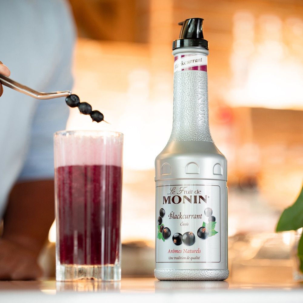 Monin Fruit Mix - Blackcurrant- 1L Plastic